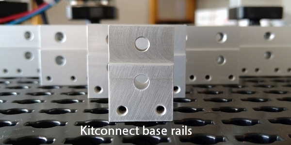 Kitconnect base rails for wire harness production